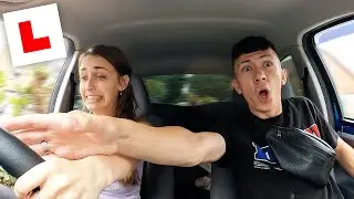 TEACHING MY GIRLFRIEND HOW TO DRIVE! *MANUAL!