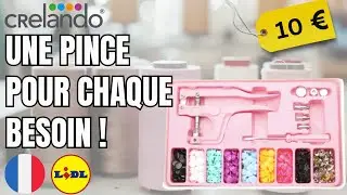SET DE BOUTONS-PRESSION AVEC PINCE CRELANDO FRANCE FRAN&Ccedil;AIS LIDL