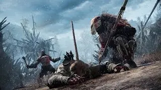 Far Cry Primal Gameplay - Rampaging Through an Enemy Outpost on a Mammoth