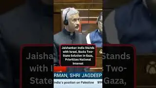 Jaishankar India Stands with Israel, Backs Two-State Solution in Gaza, Prioritizes National&nbsp;Interest