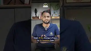 CA Foundation 30 Days Study Plan | Smart Revision Strategy to Finish Strong | Exam Preparation Guide
