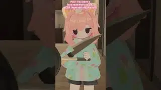 They&rsquo;re called pancake and slicer :3 #vtuber #envtuber #vrchat #vrchatcommunity #vrchatcomedy
