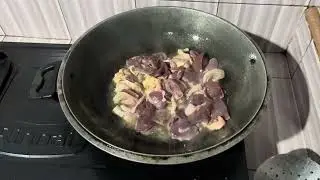 Masak oseng jeroan ayam di campur tempe by Mamake 