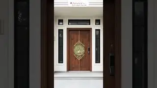 Trendy Brass Peacock Design for Entrance Door #luxuryhomes #home