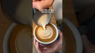 Baristaswag.com/evo - My day to day pitcher. Perfect for training and for complex #latteart #coffee