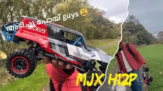 motor അടിച്ചു പോയി??😩MJX h12p|  വെള്ളത്തിൽ ഇറക്കല്ലേ guys😑