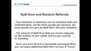 Teamway Introduction DownlineBuilder and Videotraining | How to Earn