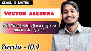 Find magnitude of a cross b , if a = i - 7 j + 7 k and b = 3 i - 2 j + 2 k 