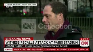 PARIS TERROR: WITNESS - QUITE A BOOM, AND THE GROUND SHOOK
