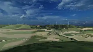 Sicht auf Linnepe vom Sauberg (Geplante Windkraftanlagen 11/2024)