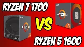 💥Ryzen 7 1700 Vs Ryzen 5 1600 🔥Benchmarks + Gaming Test! 🎮 [4K]