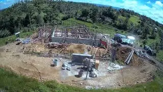 Time Lapse House Build in the Philippines - Day 58 - 2024 01 12