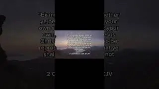 Examine Your Own Faith #JesusChrist #SonofGod #obeyGod #trustJesus #JesusisLord