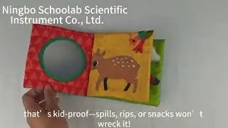Cloth Textbook is a soft fabric book!