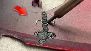 This secret is not shared. Brilliant way to repair plastic! All you need are paper clips.