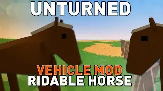 Мод &laquo;Верховая лошадь&raquo; &mdash; мод на транспорт &mdash; Unturned 3.16.2.0