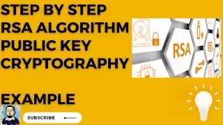 RSA Algorithm Example | Public Key Cryptography | Asymmetric Cryptography | Network Security