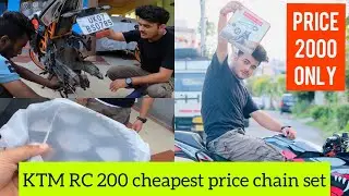 Change My KTM Chain Set At Home |cheapest price