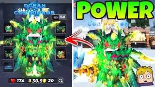 Сила максимального обжорства в наборе Skyblock Blockman go