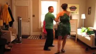 Adam Speen and Abigail Browning social dance Balboa to Teddy Powell