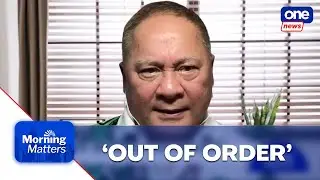 ‘Minority report’ is a form of disrespect - Contreras | Morning Matters 