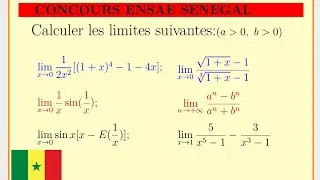 CONCOURS ENSAE S&Eacute;N&Eacute;GAL #concours #baccalaur&eacute;at #limites #its #senegal #ensae