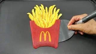 Making McDonald's French Fries Pancake