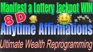 Manifest a Lottery Jackpot WIN | Anytime 8D Immersive Meditation | Ultimate Wealth Reprogramming 💰✨🎲