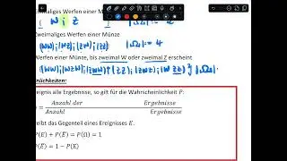 Wiederholung Wahrscheinlichkeitsrechnung Klasse 11(1/2) Grundbegriffe