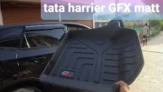 Installing GFX Mats in tata Car😊 | tata harrier 2023🚙 MADE IN INDIA 🇮🇳 PRODUCT | Pikku Mind