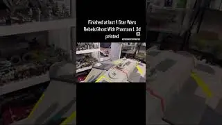 Finished Star Wars Rebels Ghost with Phantom I ship