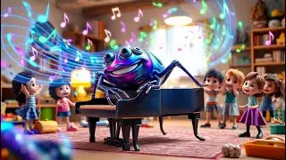 The Itsy Bitsy Robot Spider | Techy Nursery Rhyme for Kids | Fun STEM Learning Song with Robot