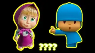 7 Pocoyo & Masha Give me! Hey, It's Mine! Sound Variations in 41 Seconds