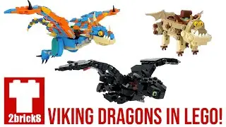 Набор LEGO «Викингские драконы» от 2bricks и Bricker Builds!