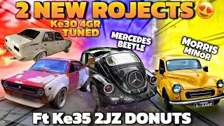2 New Projects Morris Minor & Beetle 🔥 Ft Ke35 2jz Donuts & Ke30 Patakhay Tuned 