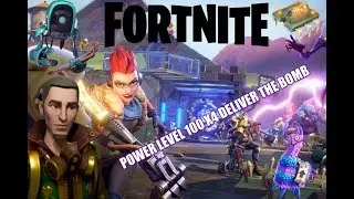 WOW! WE LOST DUE TO A BUG - POWER LEVEL 100 X4 DELIVER THE BOMB FAIL-  FORTNITE SAVE THE WORLD