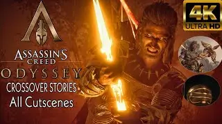 Assassin's Creed Odyssey Crossover Stories DLC All Movie Cutscenes HDR [4K 60FPS]