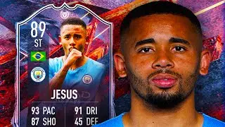 STUPIDLY GOOD! 🔥 89 VERSUS FIRE JESUS PLAYER REVIEW - FIFA 22 ULTIMATE TEAM