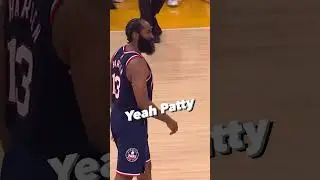 James Harden got mad at Claxton and pushed him to play defense ☠