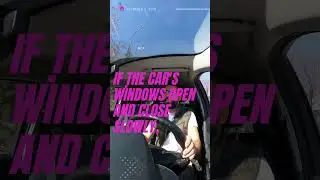 Automobile Tips (14) If the car's windows open and close slowly???