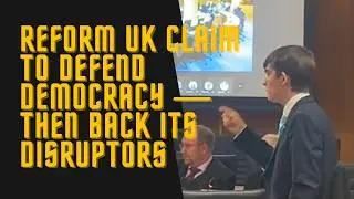 Члены британского совета Reform защищают действия крайне правых, срывавшие заседание совета.