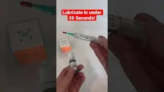 Смажьте свой кубик за 30 секунд! #кубинг #спидкубер