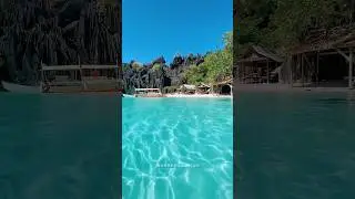 My favorite lunch area in Coron, Palawan, Philippines. Smith Beach, Coron Island