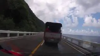 Coastal drive Illocos Norte Luzon Philippines.