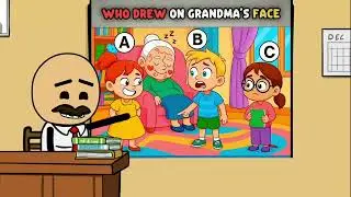 Кто рисовал на лице бабушки #riddlejourney #riddle #iq #iqtest #головоломки #головоломки