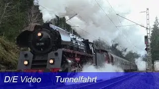 2015 Tunnelfahrt mit der 01 519 im Schwarzwald