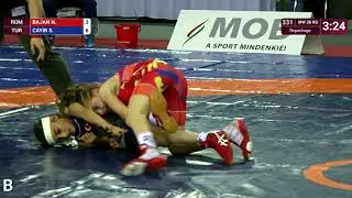 Repechage WW - 36 kg: N. BAJAN (ROM) v. S. CAYIR (TUR)