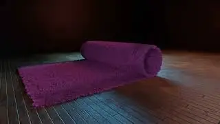 Making a Rolling Rug with Geometry Nodes in blender 3.1
