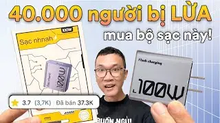 Trên tay sạc nhanh 100W giá 120k: có cáp 4 trong 1, máy gì cũng sạc được