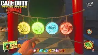 SHAOLIN SHUFFLE - MAIN EASTER EGG HUNT GAMEPLAY WALKTHROUGH (INFINITE WARFARE ZOMBIES)